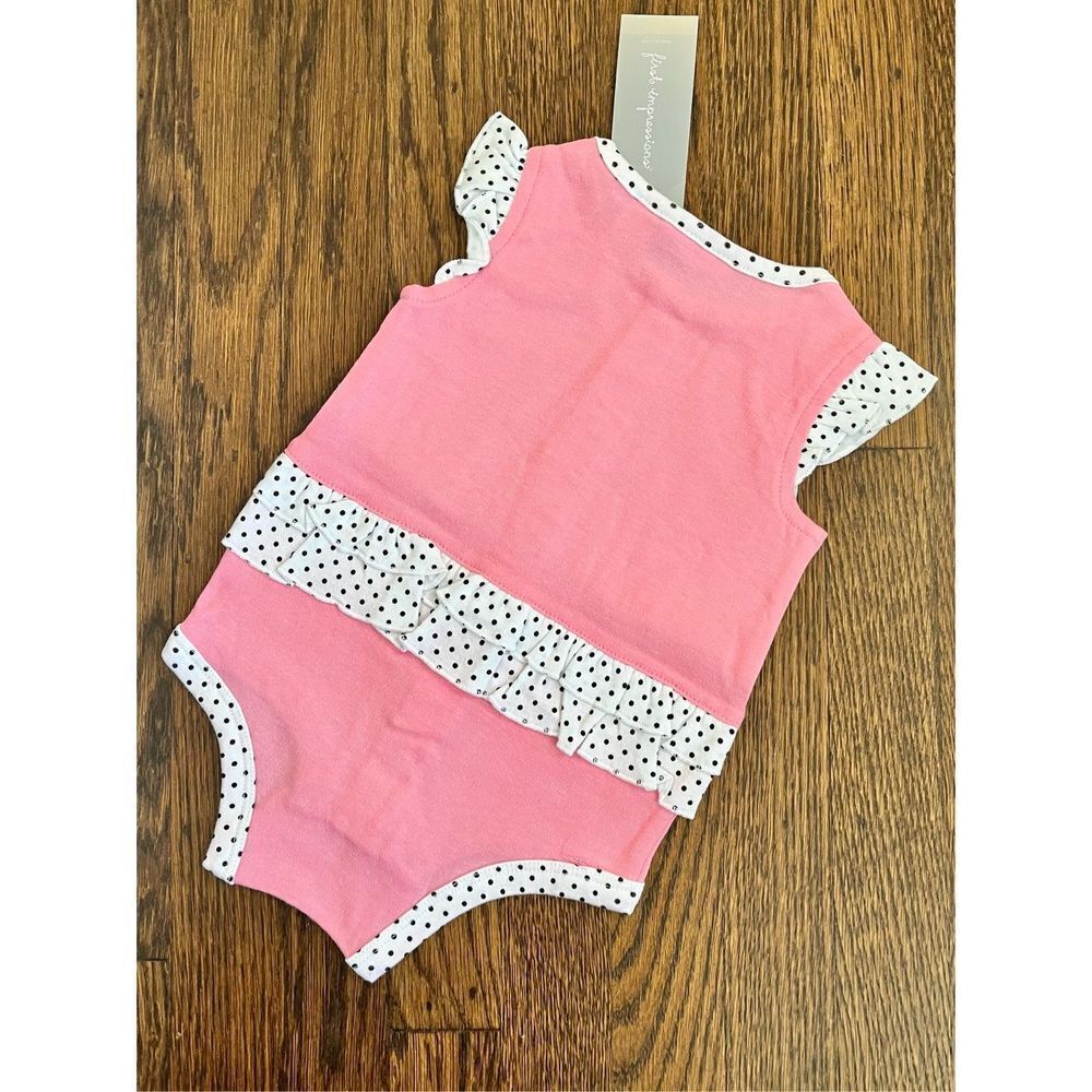 first impressions Little Diva Dog French Creepers NWT Size 3-6 Mos - Picture 2 of 4